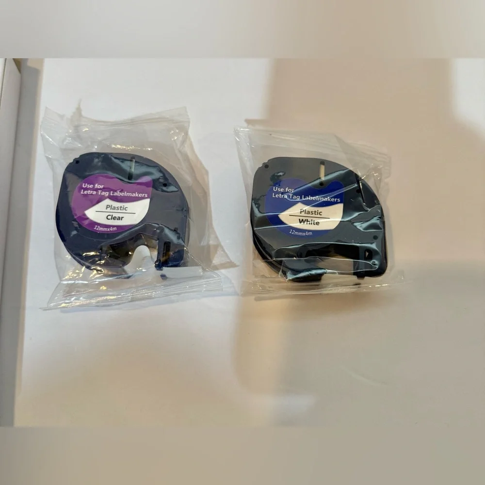 Color Refill Tape for Dymo Letratag Label Maker Brand New 6pk